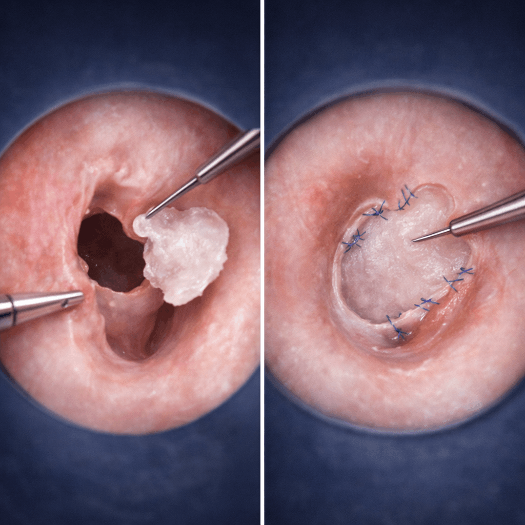 Endoskopik Kulak Zarı Tamiri (Timpanoplasti)